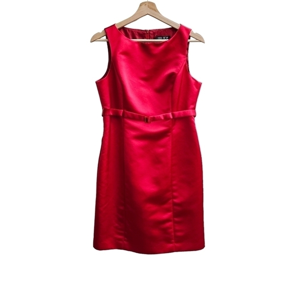 Isabel Ardee Vintage Classic Red Dress, Made in USA, Size Medium - Picture 1 of 11